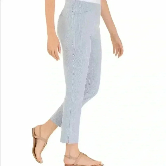 🆕Hilary Radley Seersucker Pull-On Ankle Pan XXL🆕 - Picture 3 of 10